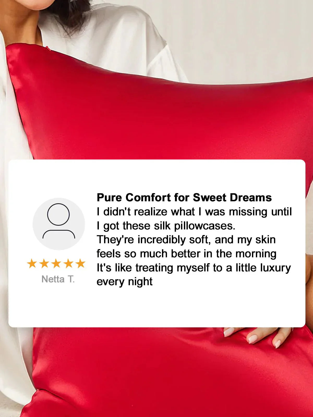 30Momme Luxurious 100% Silk Pillowcase - Envelope