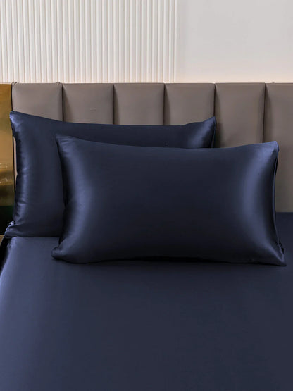 2Pcs 22Momme 100% Silk Pillowcases Bundle - Hidden Zipper